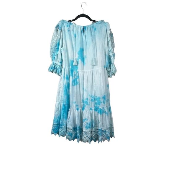 Ulla Johnson Cloud Blue & White Mini Dress Size 4 - Picture 6 of 6